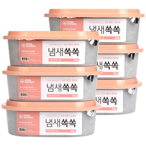 소다스쿨 냄새쏙쏙 탈취제 300g (6개)_이미지