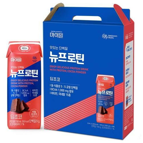 마이밀 뉴프로틴 딥초코 190ml (60개)_이미지