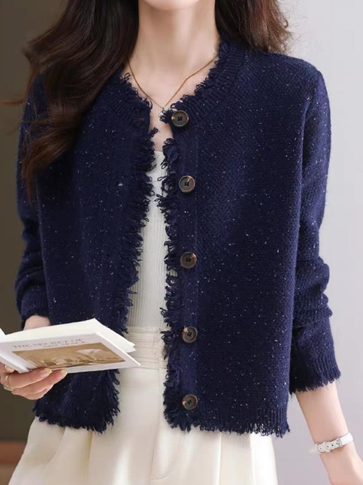 화세 트윙클프린지가디건 HF5FCD006C-F 1120421