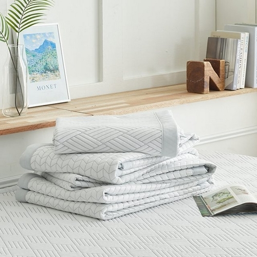 애끌리아 우벤 HR 3중직 냉감 밴딩패드 (싱글 S)_이미지