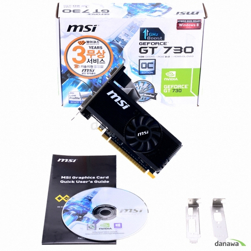 MSI 지포스 GT730 OC D5 1GB LP_이미지