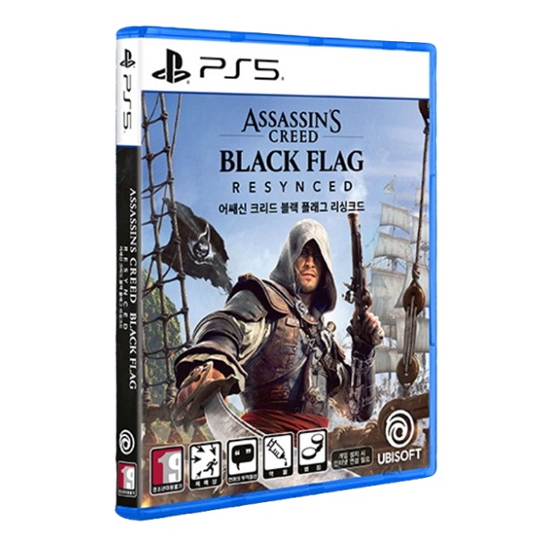 어쌔신 크리드 블랙 플래그 리싱크드 PS5, 중고/패키지디스크_이미지