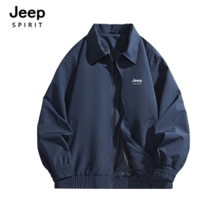 SPIRIT 카라 허리 시보리 블루종 블루 JSSPJK121