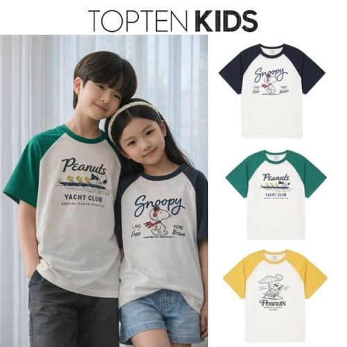 탑텐키즈 피너츠 COOL Air 코튼 T (MKG2TS3803)_이미지