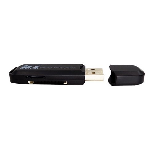 인네트워크 IN-UACARDS USB 2.0 카드리더기 (블랙)