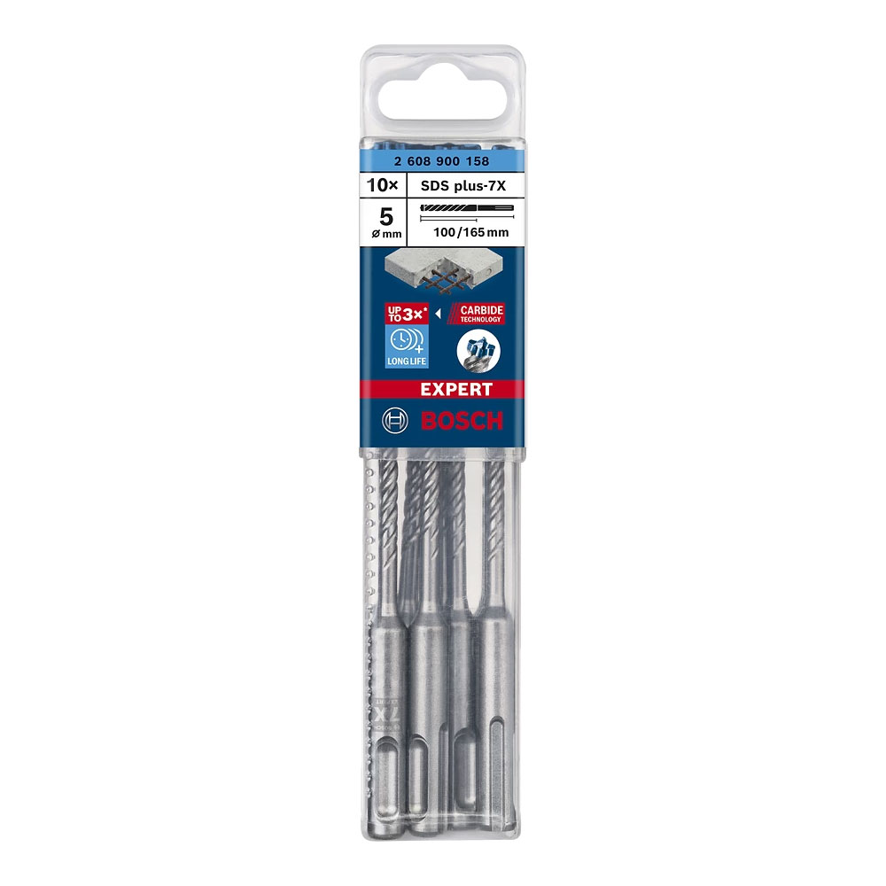 보쉬 EXPERT SDS Plus-7X 해머드릴비트 5x100x165mm이미지입니다. 누르면 해당 게시물로 새창이동합니다.