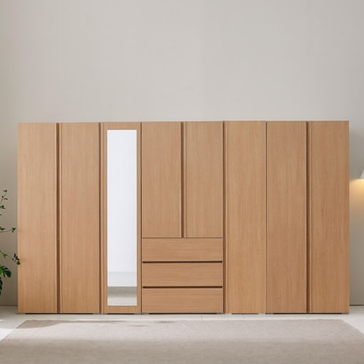 BIF보루네오 아르메 시그니아 LPM 키큰장 거울 옷장 세트 3200_이미지