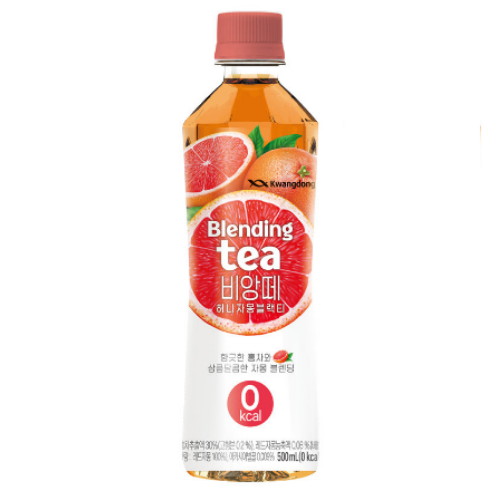 광동제약 블렌딩 티 비앙떼 허니자몽블랙티 500ml (20개)