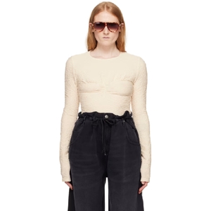 이자벨마랑 오프 화이트 플로라이드 티셔츠 24PHT0344FA B1K03I T 135352641_이미지