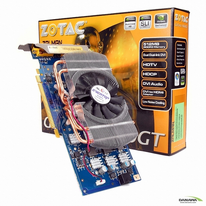 ZOTAC 지포스 9600GT NR 512MB VF1050_이미지