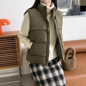 정장 조끼코디 여성조끼코디 패딩 캐쥬얼 베스트코디 WFH5SWG_이미지