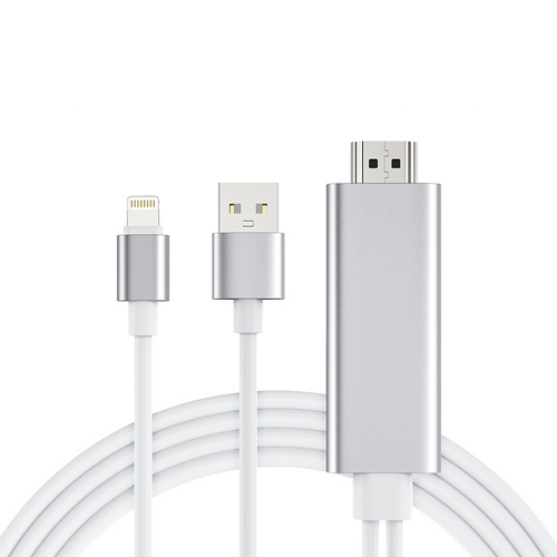 CHOETECH LH0020 라이트닝 8핀 to HDMI 미러링 케이블 (1.8m)_이미지