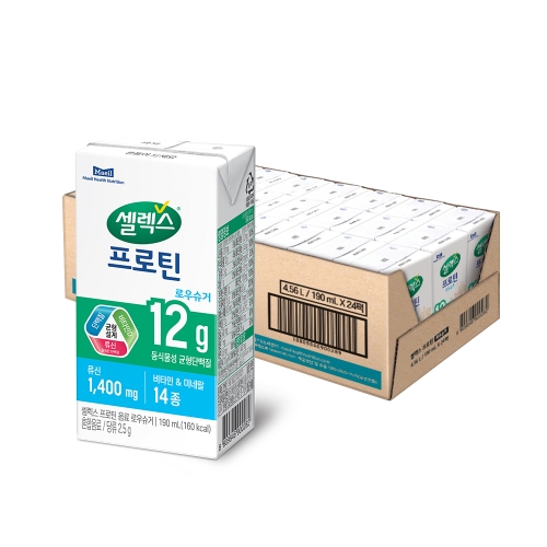  매일유업 셀렉스 프로틴 로우슈거 190ml [48개]
