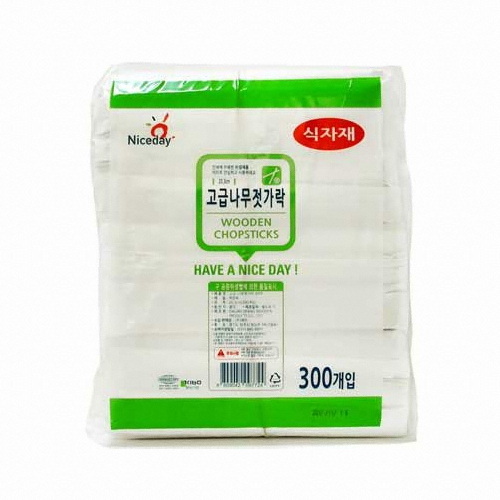 업소용 고급 나무젓가락 300개 [10팩(3,000개)]