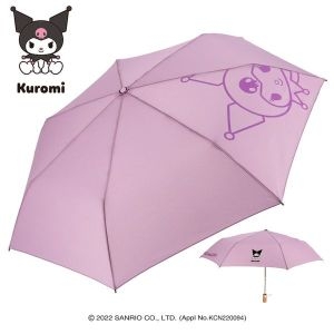 카카오프렌즈 ACC쿠로미 55 빅빼꼼 안전한자동우산 LUHKU700_이미지