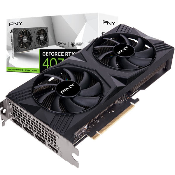 PNY ������ RTX 4070 VERTO D6X 12GB Dual ���̾���