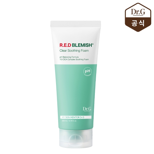 닥터지 NEW 약산성 레드 블레미쉬 클리어 수딩 폼 200ml (1개)_이미지