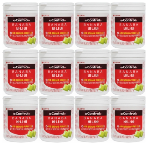 롯데제과 아임 컨트롤껌 바나바 100g (12개)_이미지
