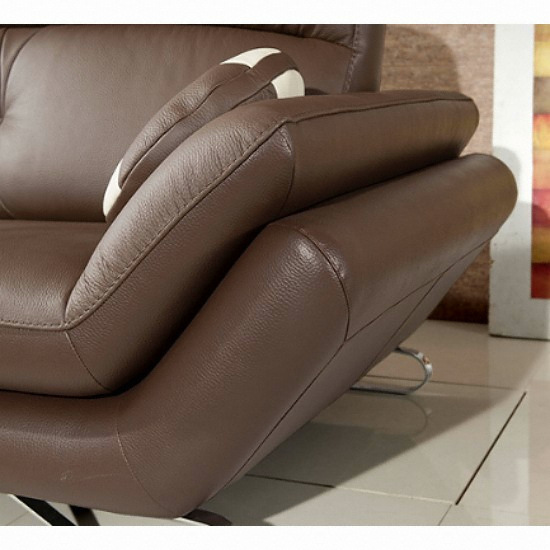 노송가구 아르아 천연통가죽 소파 4인용 (스툴포함)_이미지