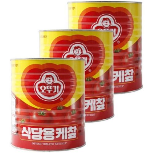 오뚜기 식당용 케찹 캔 3.3kg (3개)_이미지
