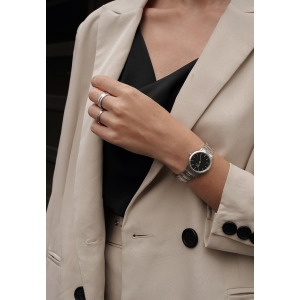 다니엘 Wellington CLASSIC SATIN WHITE Ring rose gold DW254L00I-F11