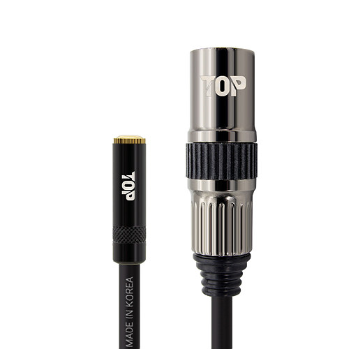 탑라인에이치디 솔탑 3.5mm 스테레오 to XLR 케이블 (20m, SOLTOP-1930)_이미지