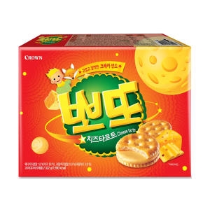 크라운제과 뽀또 치즈 타르트 322g