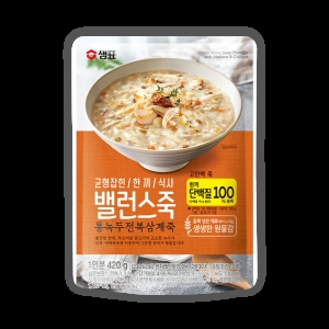 샘표식품 밸런스죽 통녹두 전복삼계죽 420g_이미지