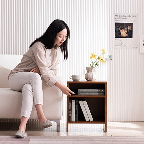 삼익가구 시나 멀티 다용도 원목 기본형 협탁 400_이미지
