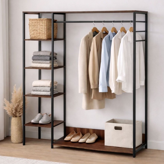 캠드레스룸 행거 스탠드 옷장 시스템 철제 1400