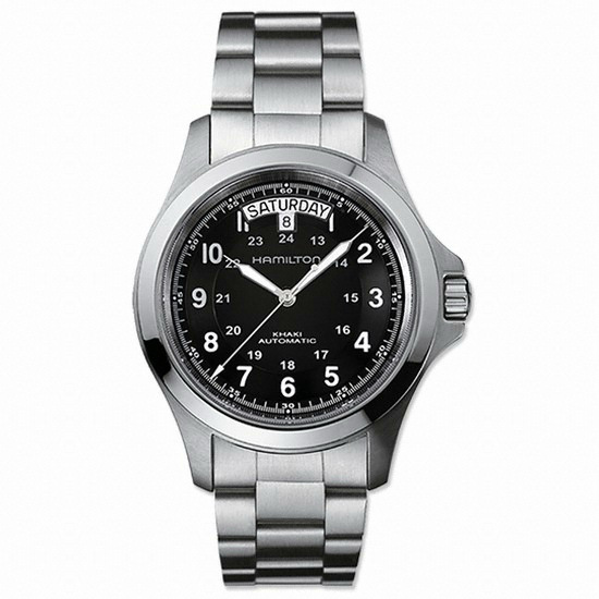 해밀턴 카키 필드 킹 H64455133