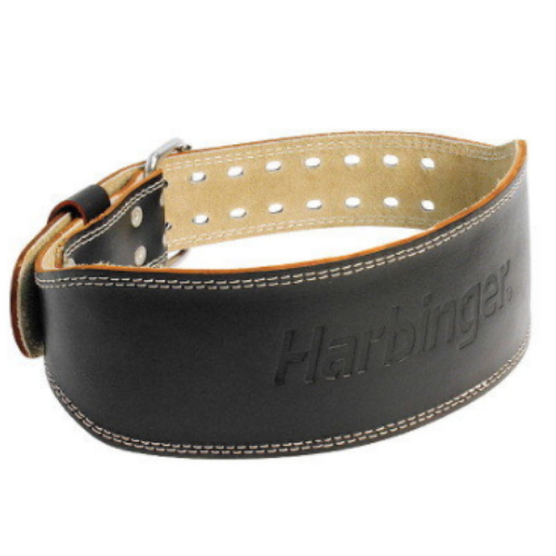 하빈져 패디드 레더 벨트 (4인치)_이미지