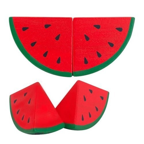 수박 원목 원목 자석 과일자르기 주방놀이 소품 19760705