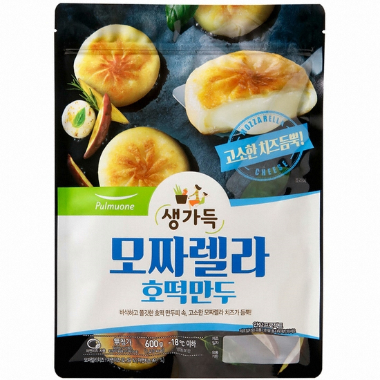풀무원 모짜렐라 호떡만두 600g (1개)