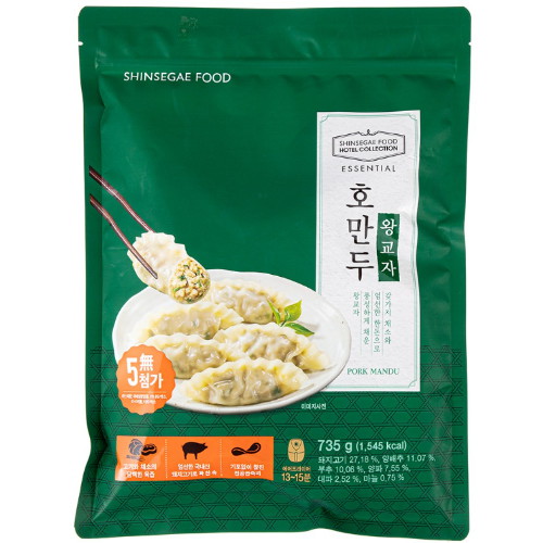 신세계푸드 호텔컬렉션 에센셜 호만두 왕교자 735g