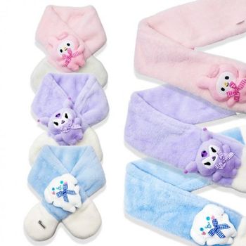 266CRW67 방한 방한용품 스타일 극세사 파스텔 네키 목