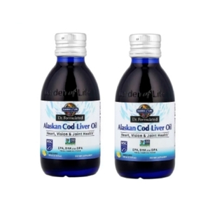 에이치브이엘 가든오브라이프 Dr. Formulated 알래스카 대구 간유 레몬 200ml (2개)