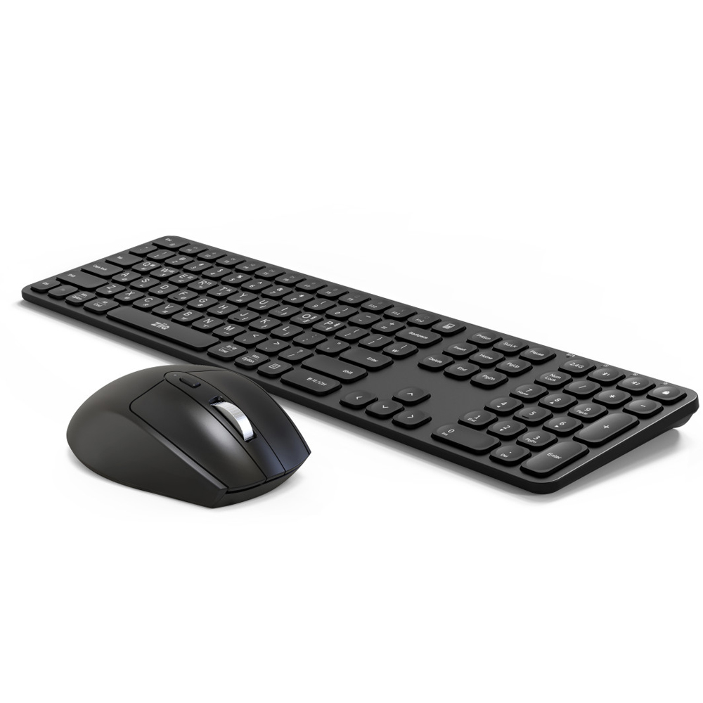 청맥전자 지큐 ZSB-1000 무선 키보드 마우스 세트 (블랙)_이미지