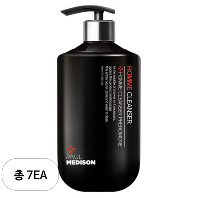 폴메디슨 옴므 쿨링 남성청결제 페로몬향 510ml (7개)_이미지