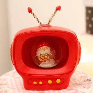 디작소 TV 디자인 미니 워터볼 크리스마스 성탄 장식용