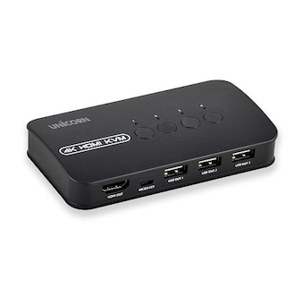 서진네트웍스 UNICORN <b>KVM</b>-400HV 4:1 HDMI <b>KVM</b> <b>스위치</b>