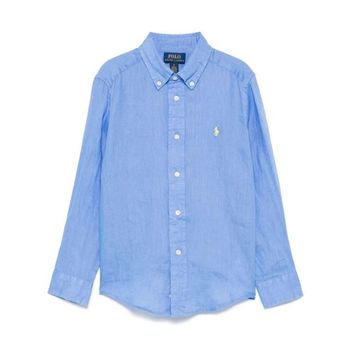 폴로랄프로렌 키즈 린넨 셔츠 하버 아일랜드 블루 153265504_이미지