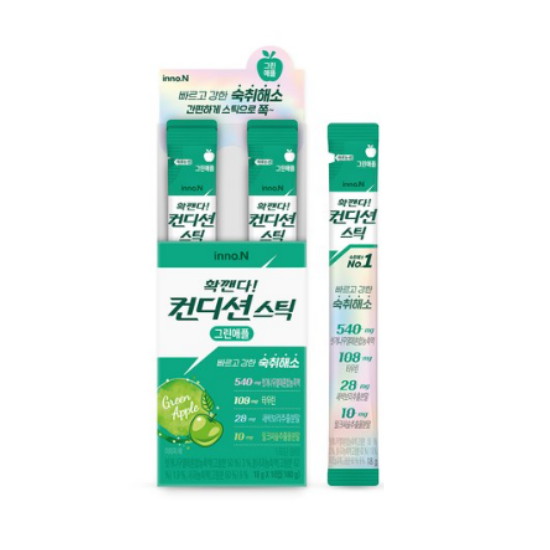HK이노엔 컨디션 스틱 그린애플맛 젤리 18g (50개)_이미지