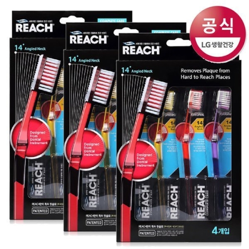 LG생활건강 리치 컴플리트케어 오리지널 칫솔 미디엄 [12개]