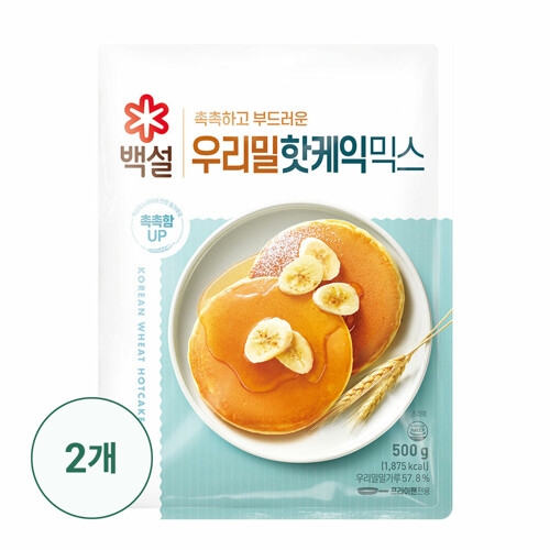 백설 우리밀 핫케익믹스 500g이미지입니다. 누르면 해당 게시물로 새창이동합니다.