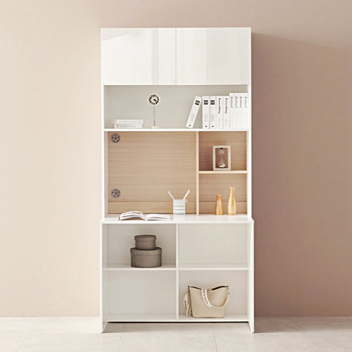 필웰 레아 수납형 독서실 전면책상세트