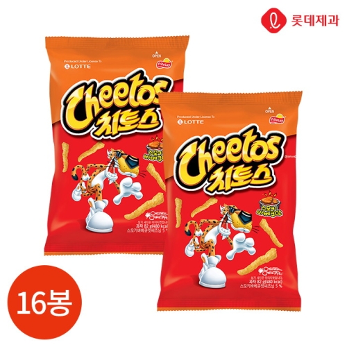 롯데제과 치토스 스모키바베큐맛 82g (16개)