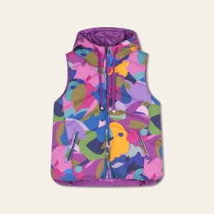 패턴 오리털패딩조끼 OWGFAVT001