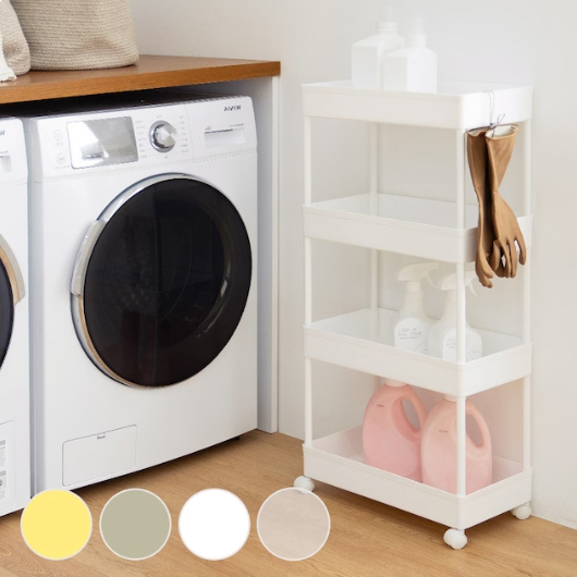 가쯔  로이드 이동식 선반 4단 트롤리 (1개)