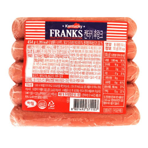 하림 켄터키 후랑크 454g (20개)
